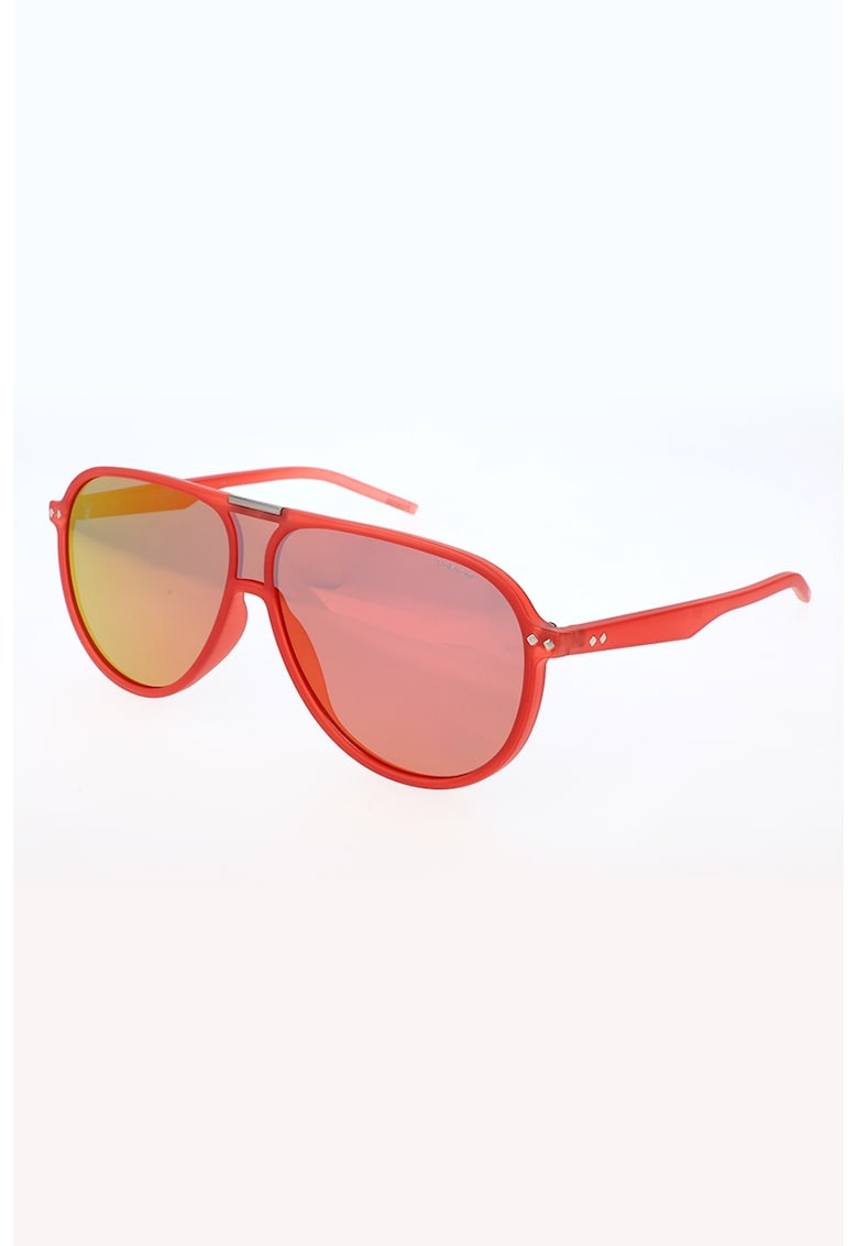 Ochelari de soare aviator unisex cu lentile polarizate - Coral