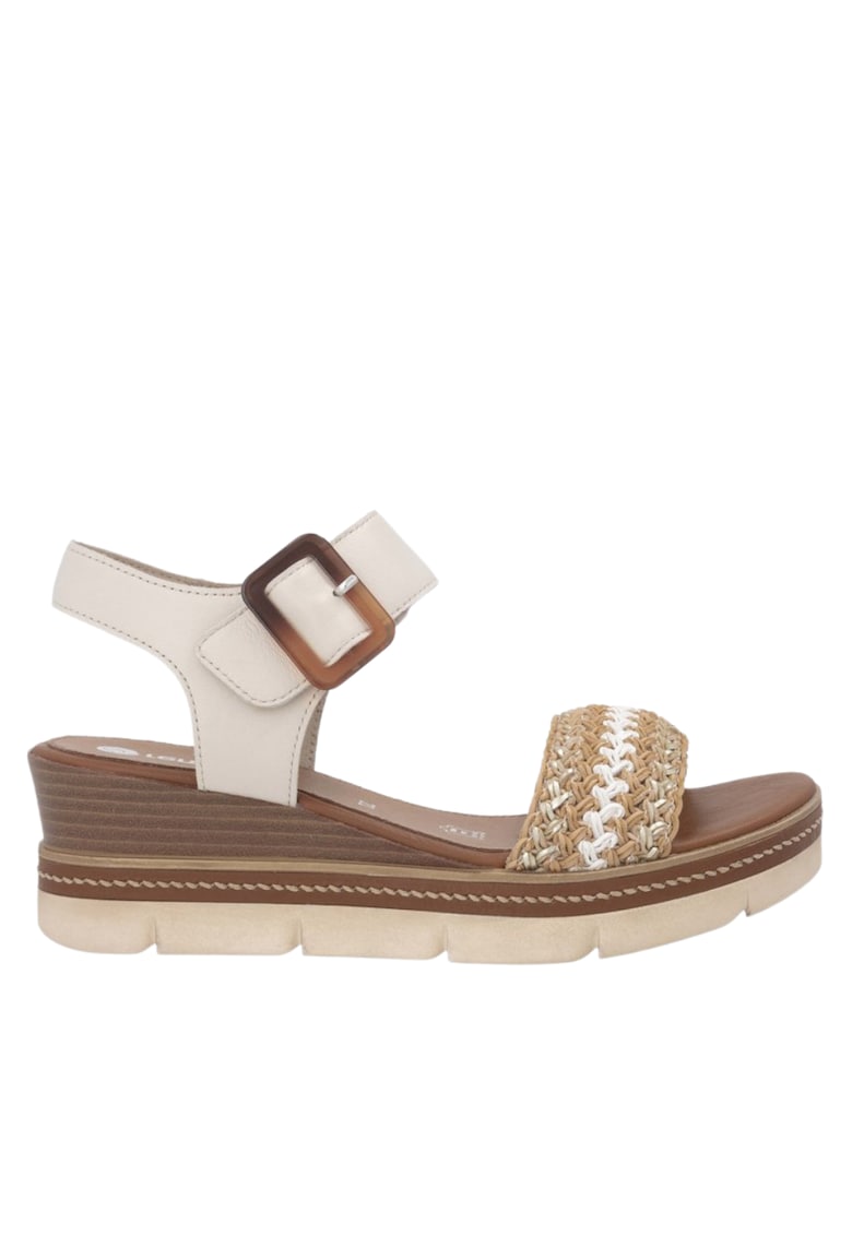 Sandale casual - dama - D2L55-60 bej - piele ecologica D2L55-60 Sandale casual - dama - D2L55-60 bej - piele ecologica D2L55-60