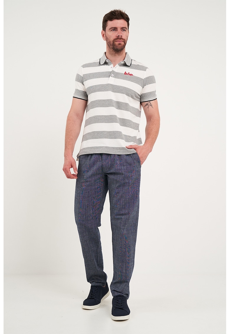 Pantaloni din bumbac cu buzunare laterale