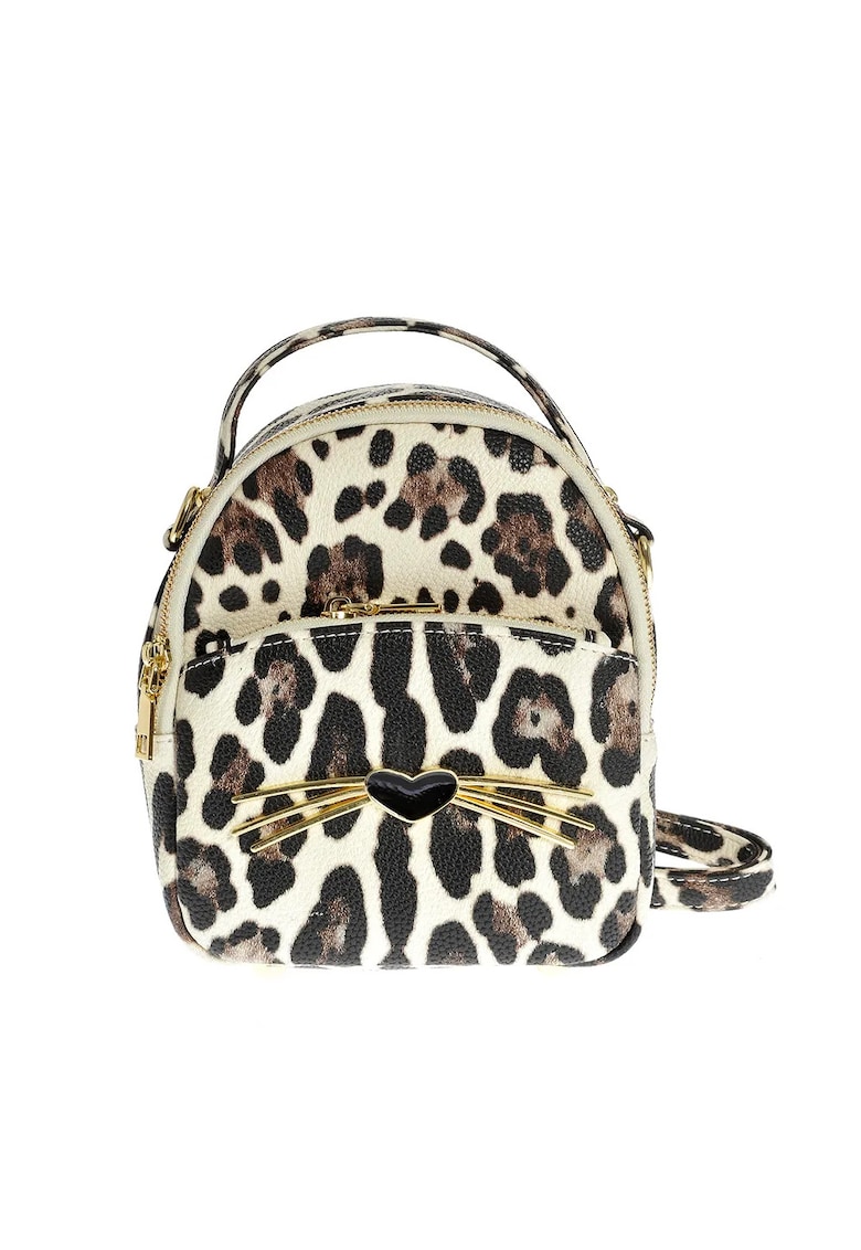 Rucsac mini cu model animal print - Paris