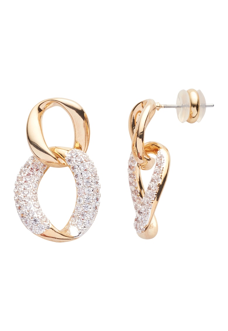 Cercei cu tija si cristale