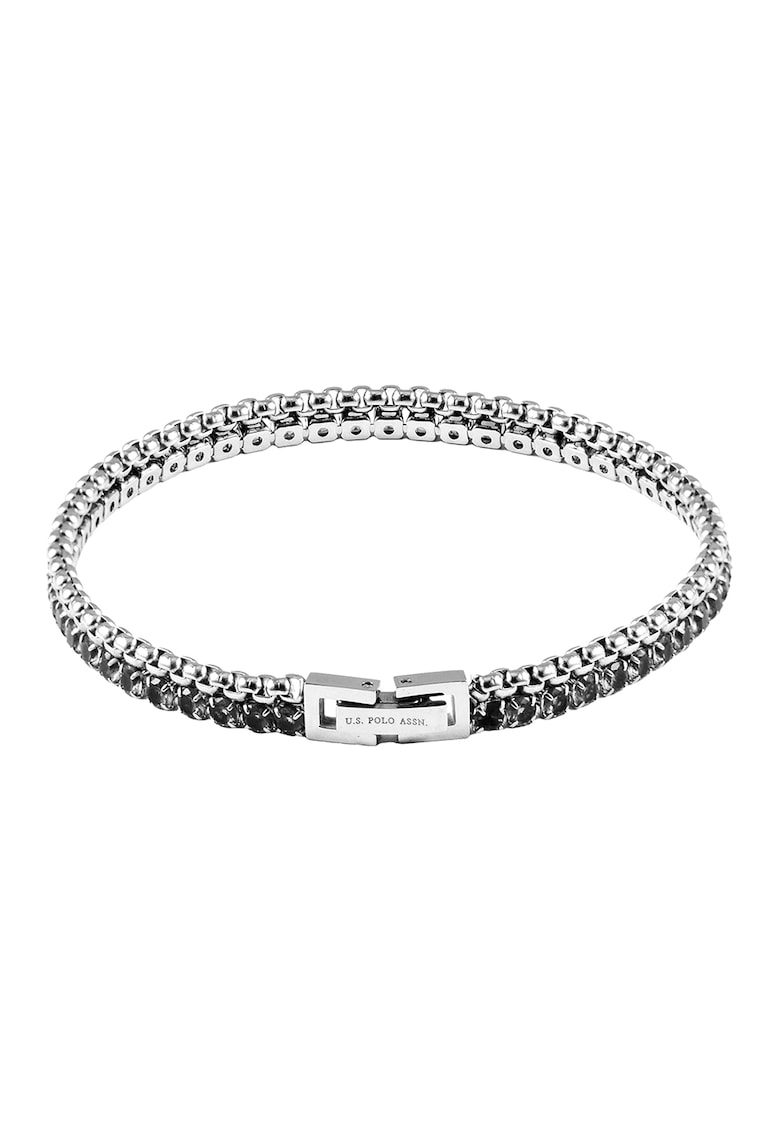 Bratara din otel inoxidabil cu cristale