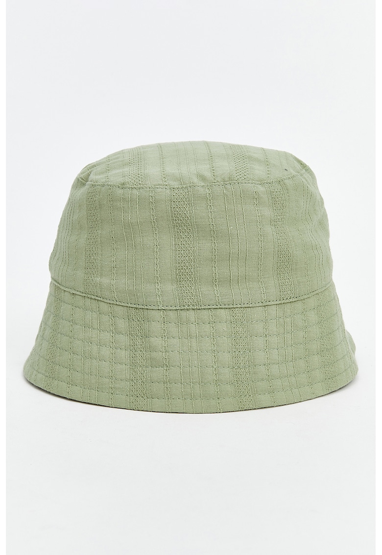 Palarie uni de bumbac cu velcro - Verde sparanghel