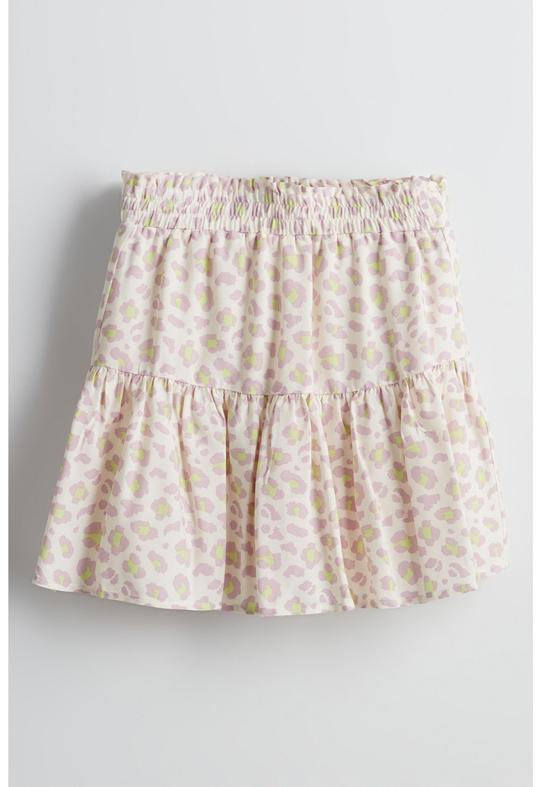 Fusta cu imprimeu si colanti interiori