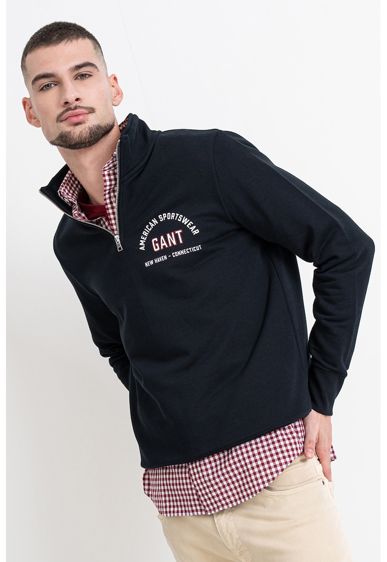 Bluza de trenig cu fermoar scurt