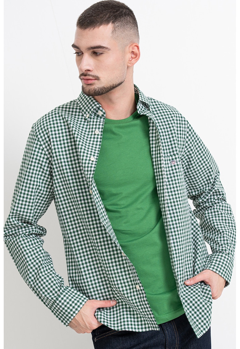 Camasa din bumbac Gingham