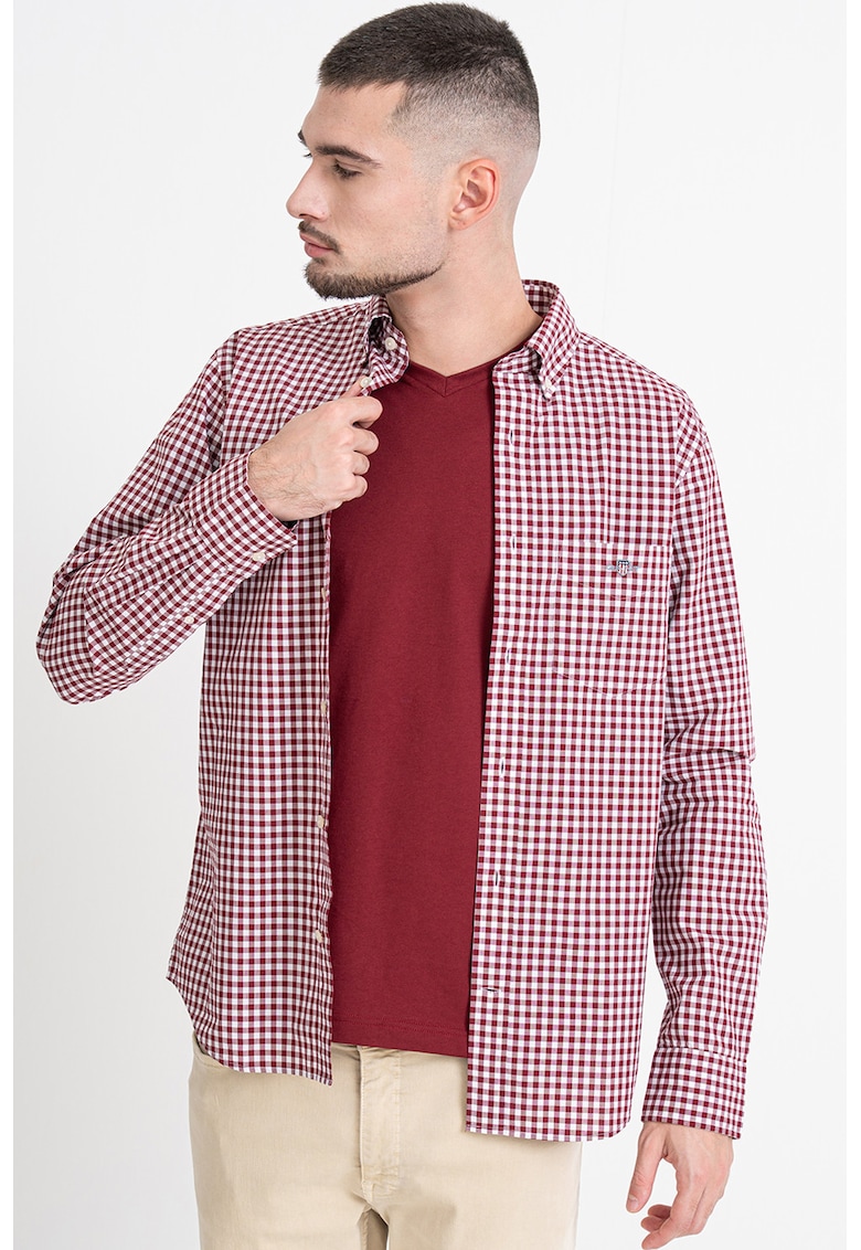 Camasa din bumbac Gingham