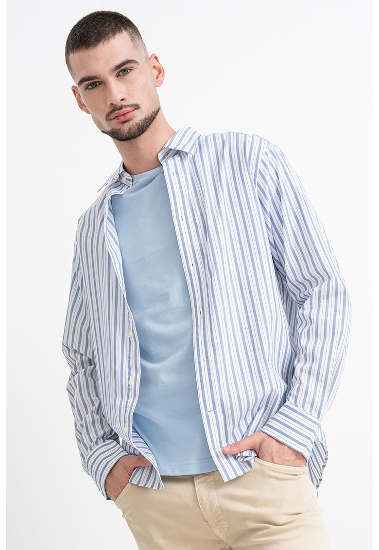 Camasa din bumbac cu dungi