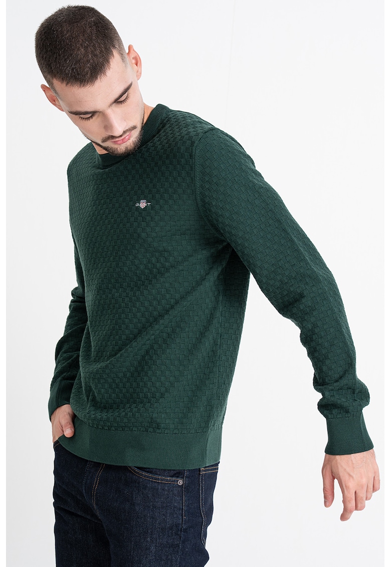 Pulover din amestec de bumbac organic