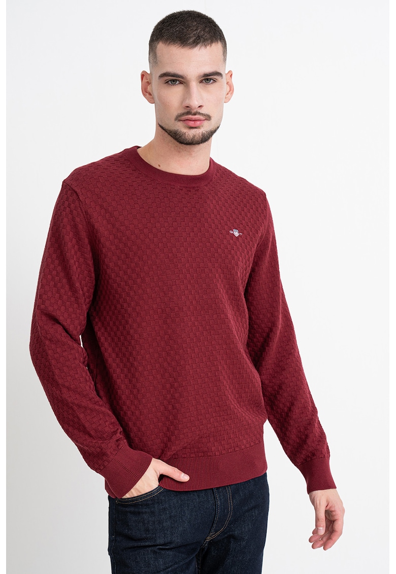 Pulover din amestec de bumbac organic