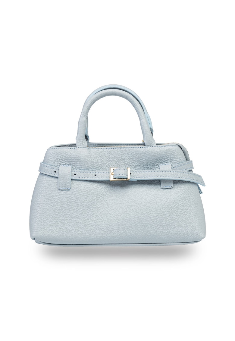 Geanta dama piele naturala Miriam - Albastru deschis