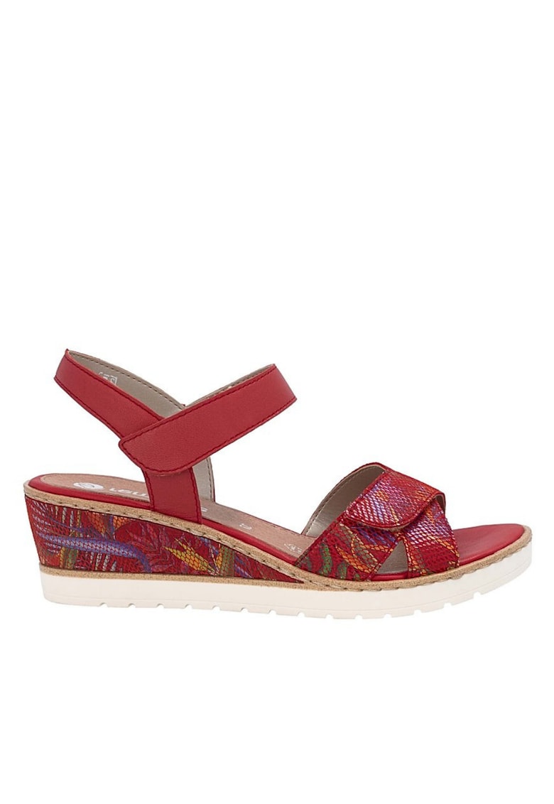 Sandale casual - dama - R6252-33 rosu - piele ecologica - Rosu