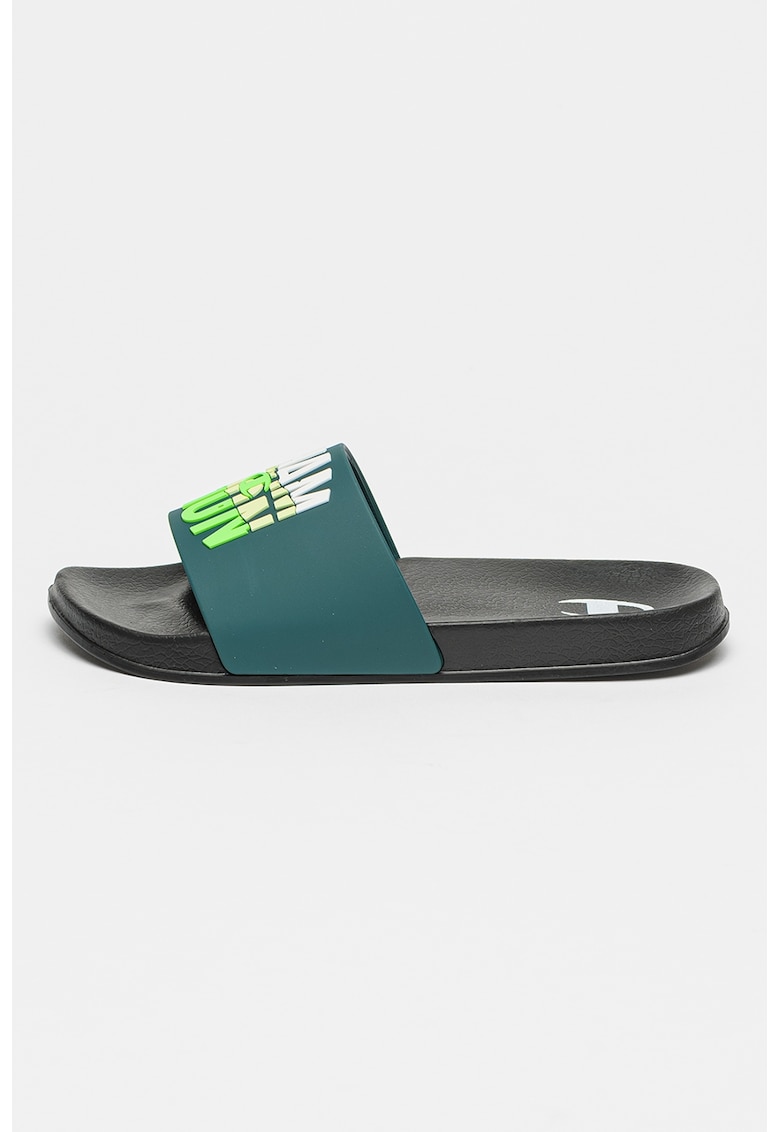 Papuci cu logo Surfy - Verde aquamarin