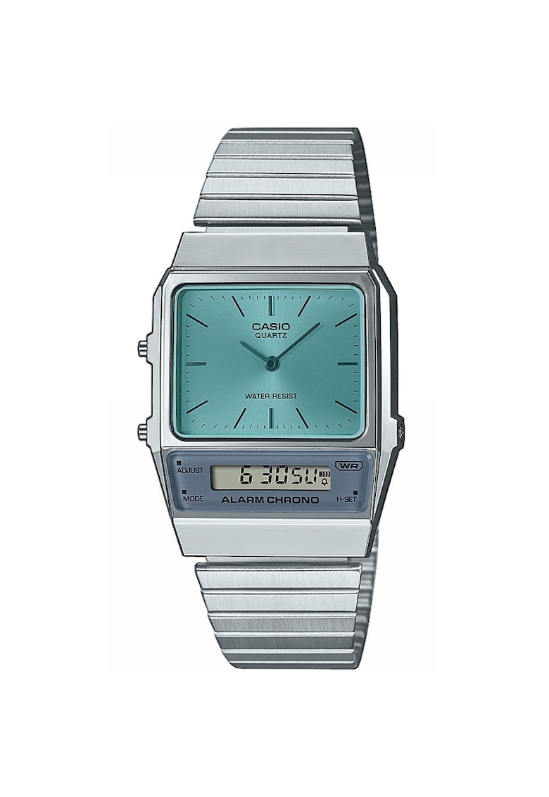 Ceas barbatesc AQ-800EC-2AEF Quartz Argintiu