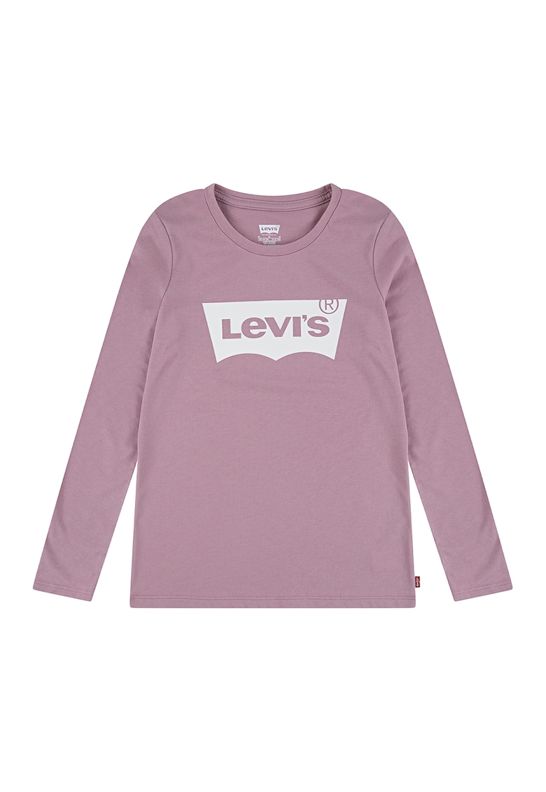 Bluza din bumbac cu imprimeu logo