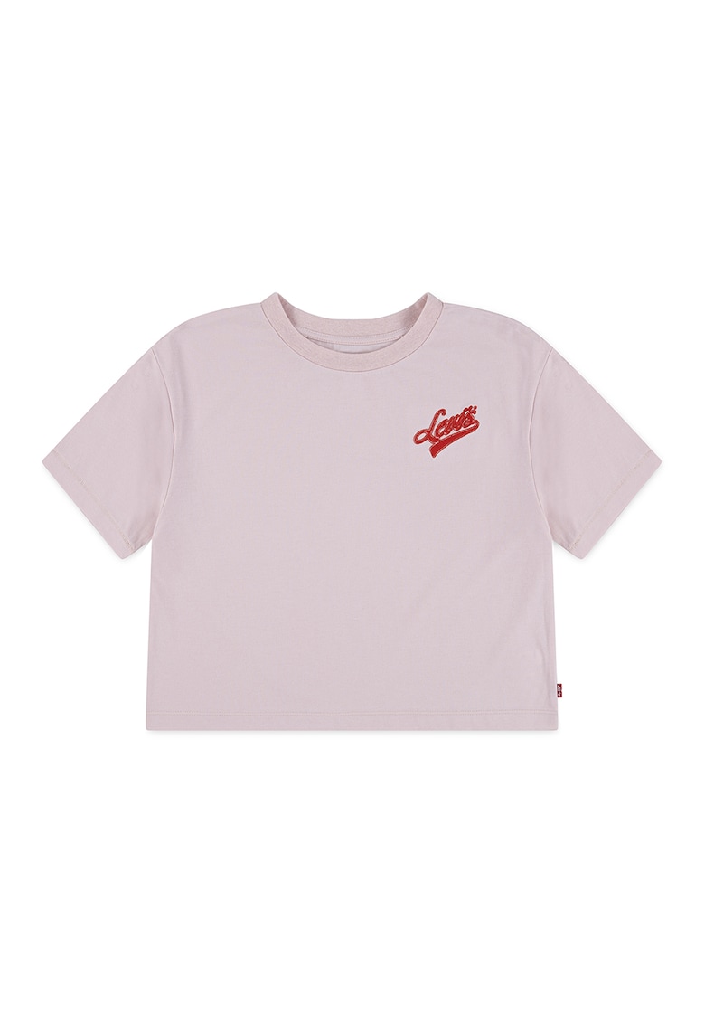 Tricou cu detaliu cu broderie logo