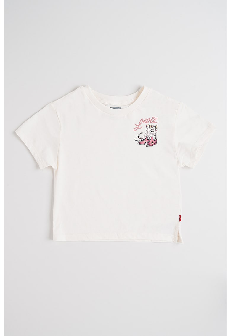 Tricou din amrestec de bumbac cu design grafic