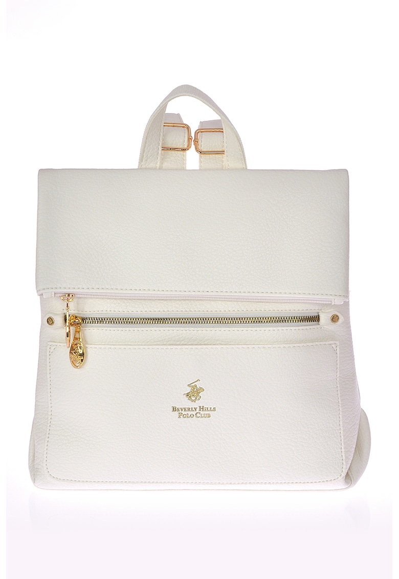 Rucsac de piele ecologica cu buzunare exterioare