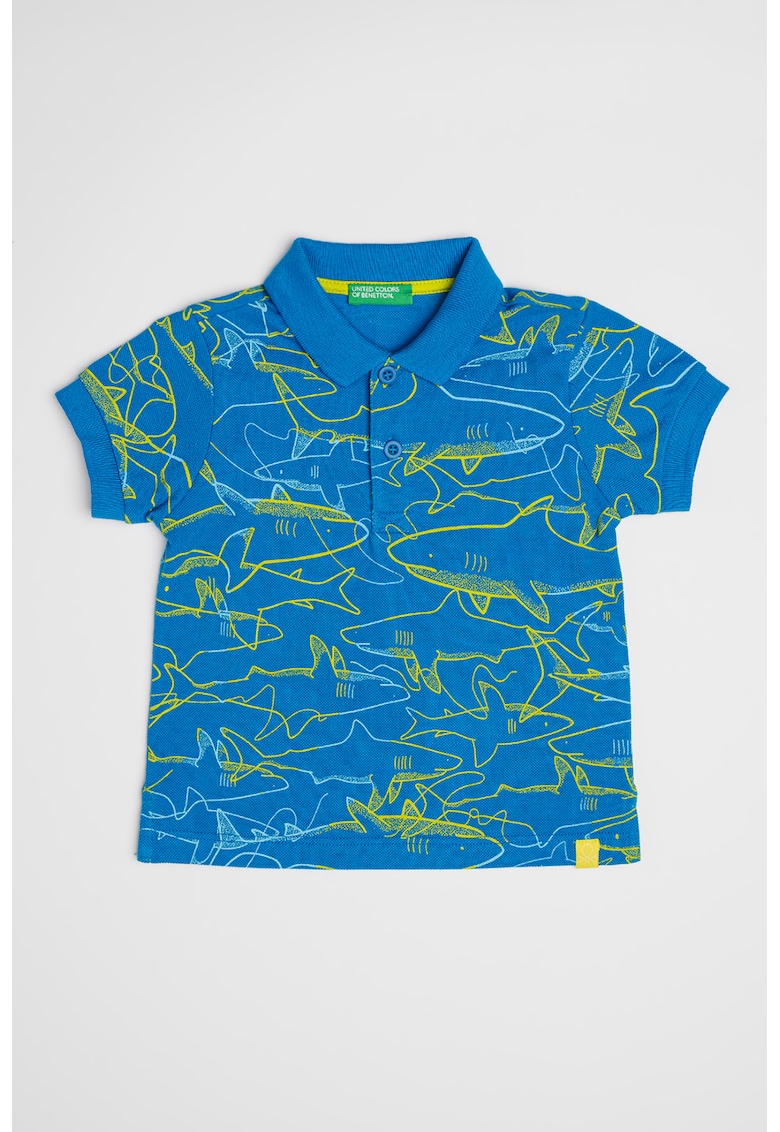 Tricou polo relaxed fit de bumbac