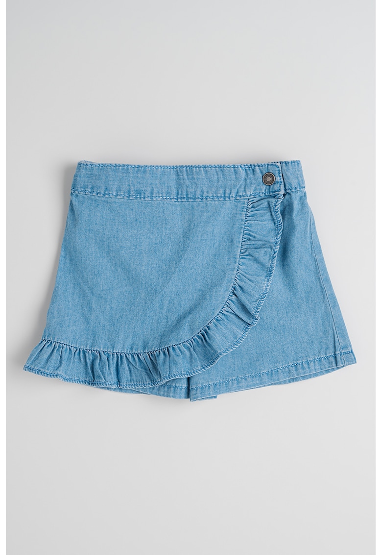 Fusta-pantalon cu volane