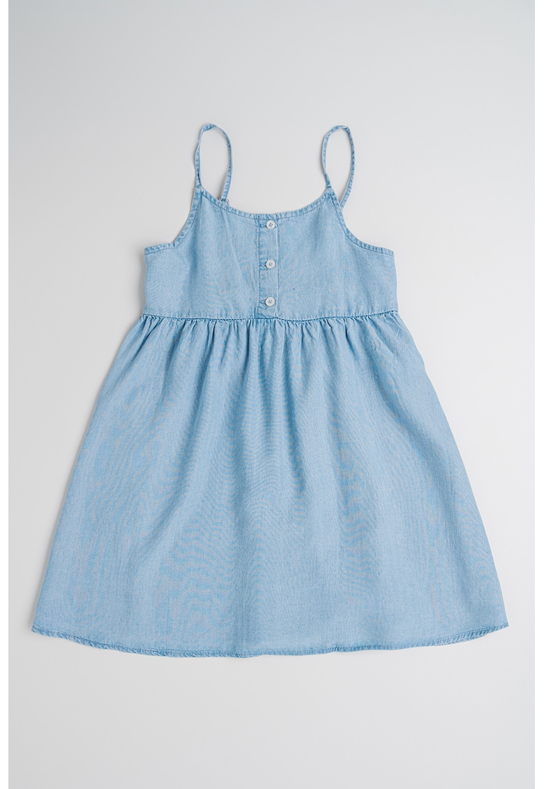 Rochie babydoll din chambray