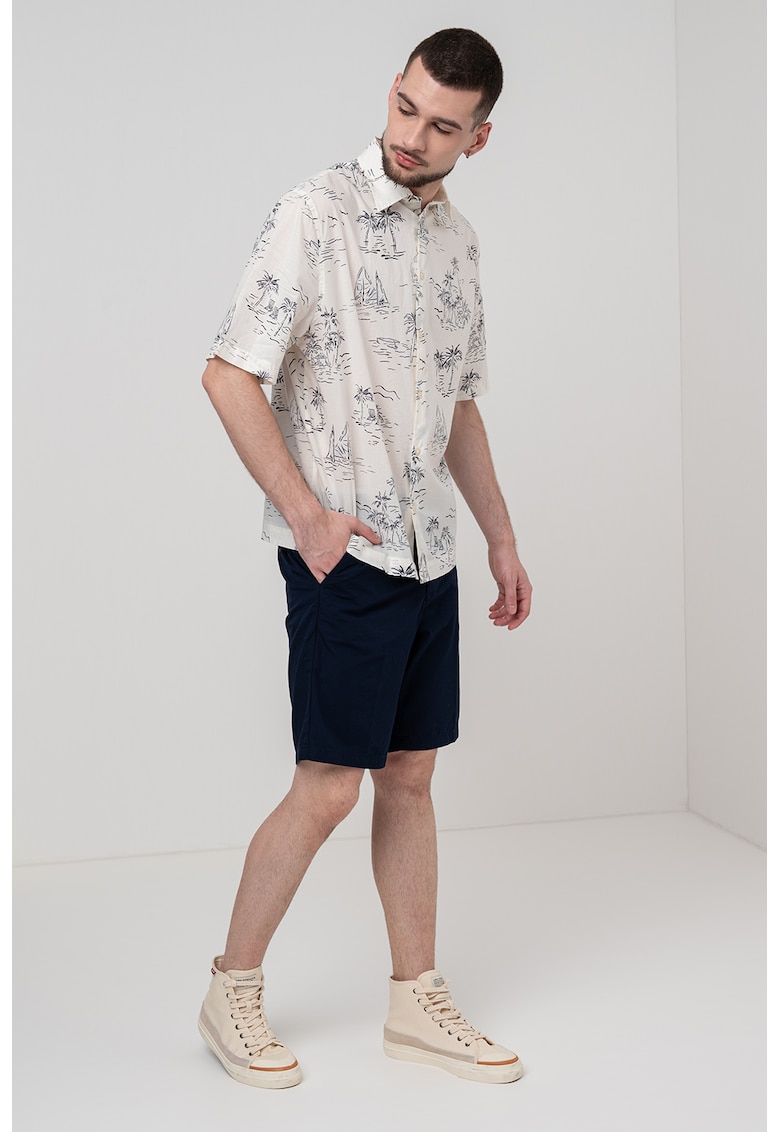 Camasa de bumbac cu imprimeu