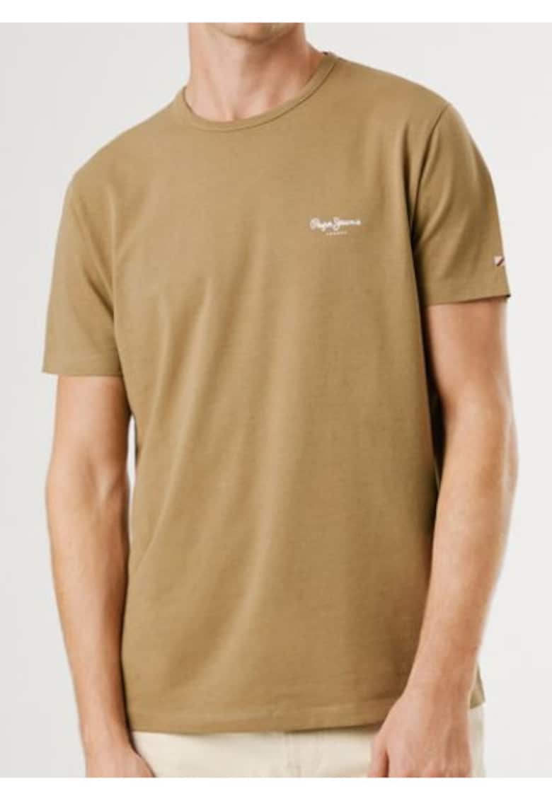 Pepe Jeans Tricou din ameestec de bumbac - - Bej