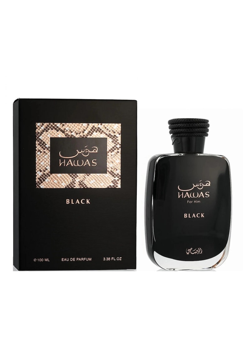 Apa De Parfum - Hawas Black - 100 ml - pentru barbati