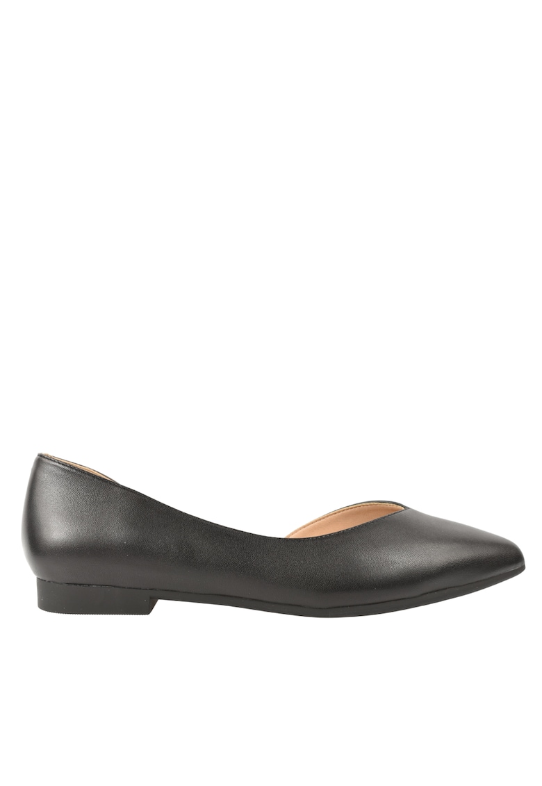 Pantofi casual - dama - DL60004A negru - piele naturala - Negru