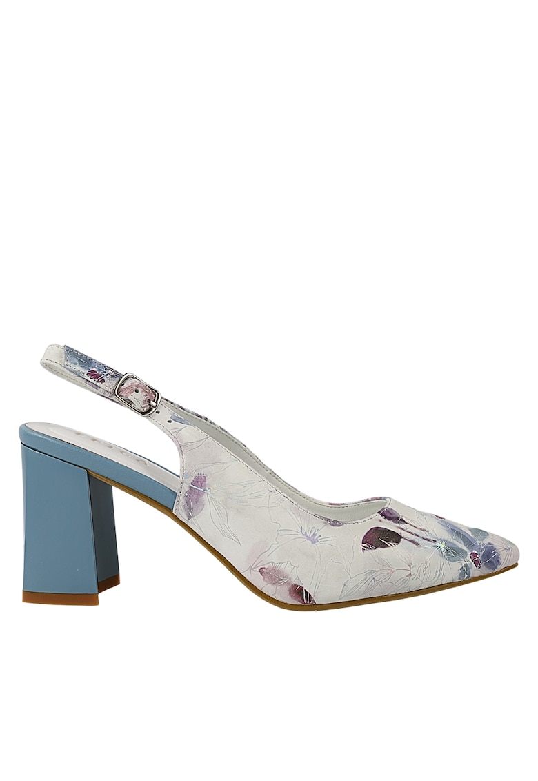 Pantofi eleganti - dama -  JI60054B bleumarin  - piele naturala