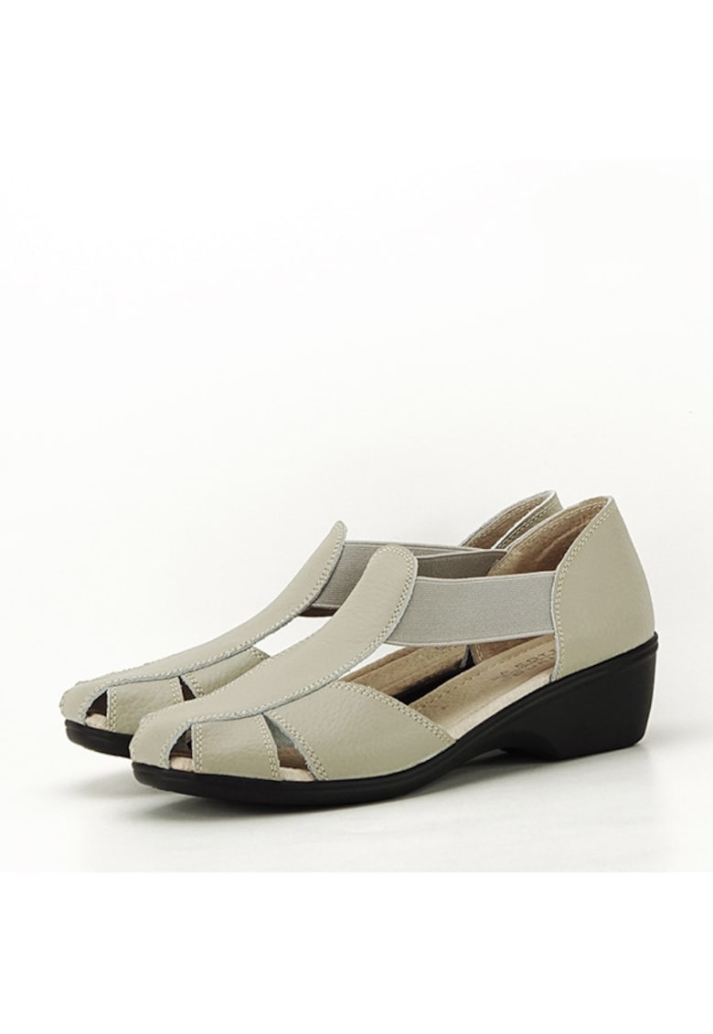 Sandale gri din piele naturala Calypso 127 5574 - Gri