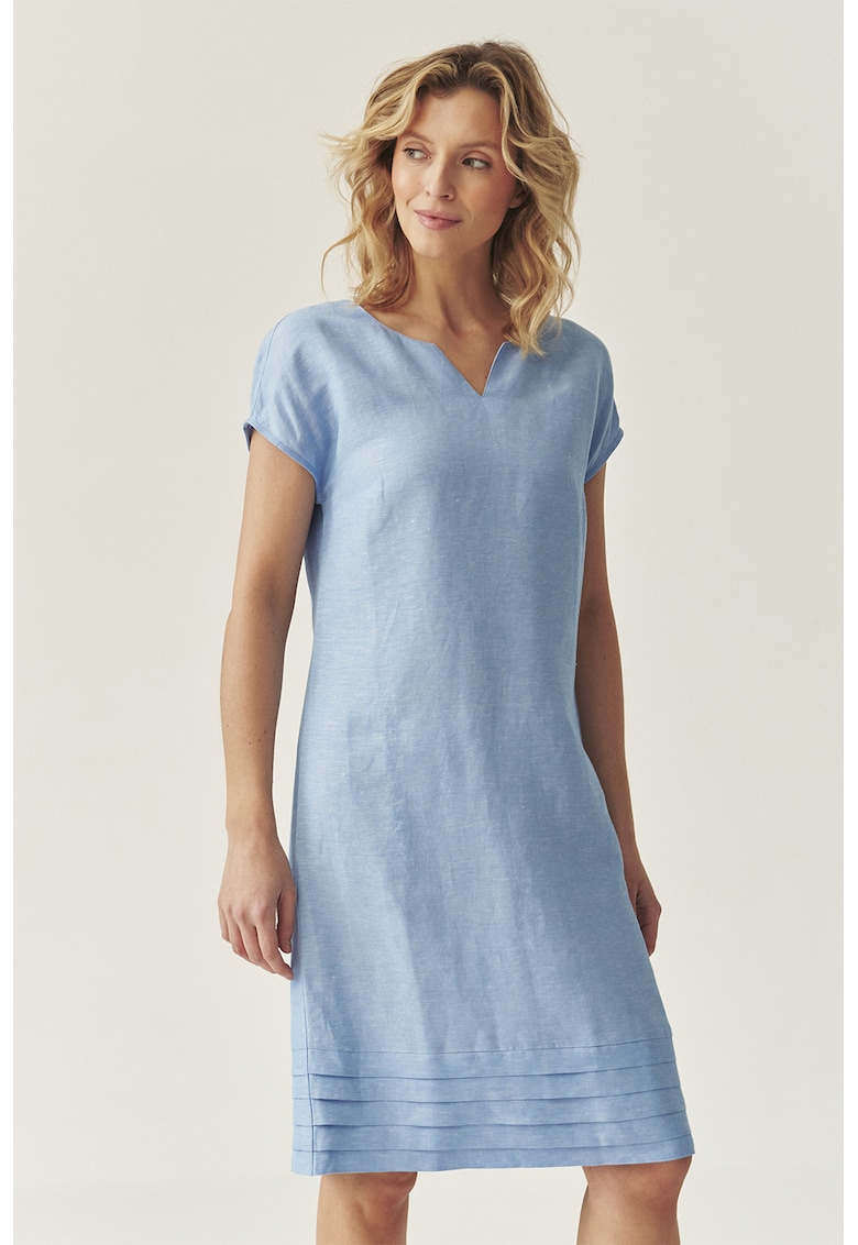 Rochie dreapta cu decolteu in V Rochie dreapta cu decolteu in V