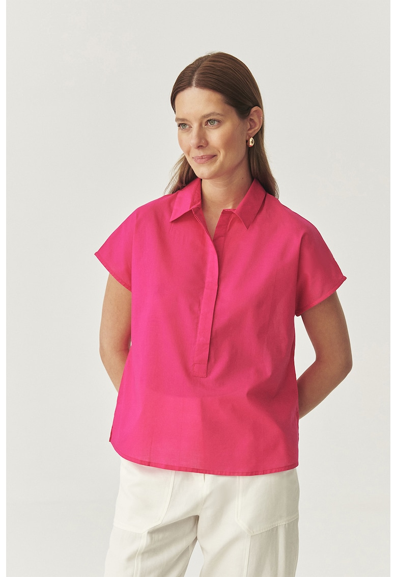 Bluza uni cu maneci scurte