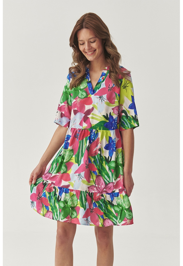 Rochie scurta cu imprimeu