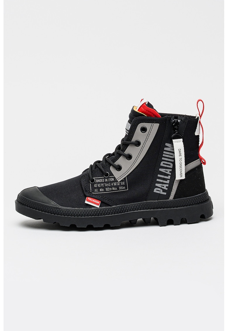 Tenisi mid-cut din material textil cu logo Pampa Hi Dare