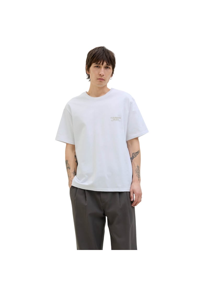 Tricou JACK &JONES Hydra Photo 45860 - Alb