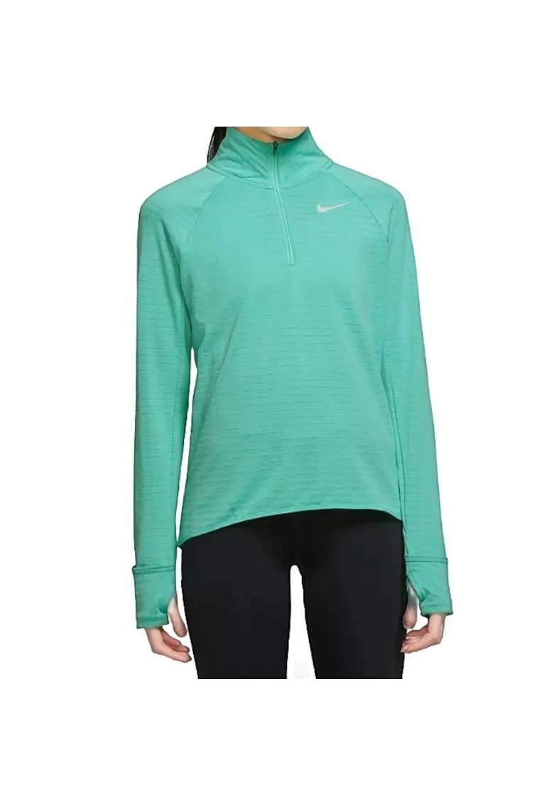 Bluza alergare dama Therma-FIT Element 1/2-Zip - Verde