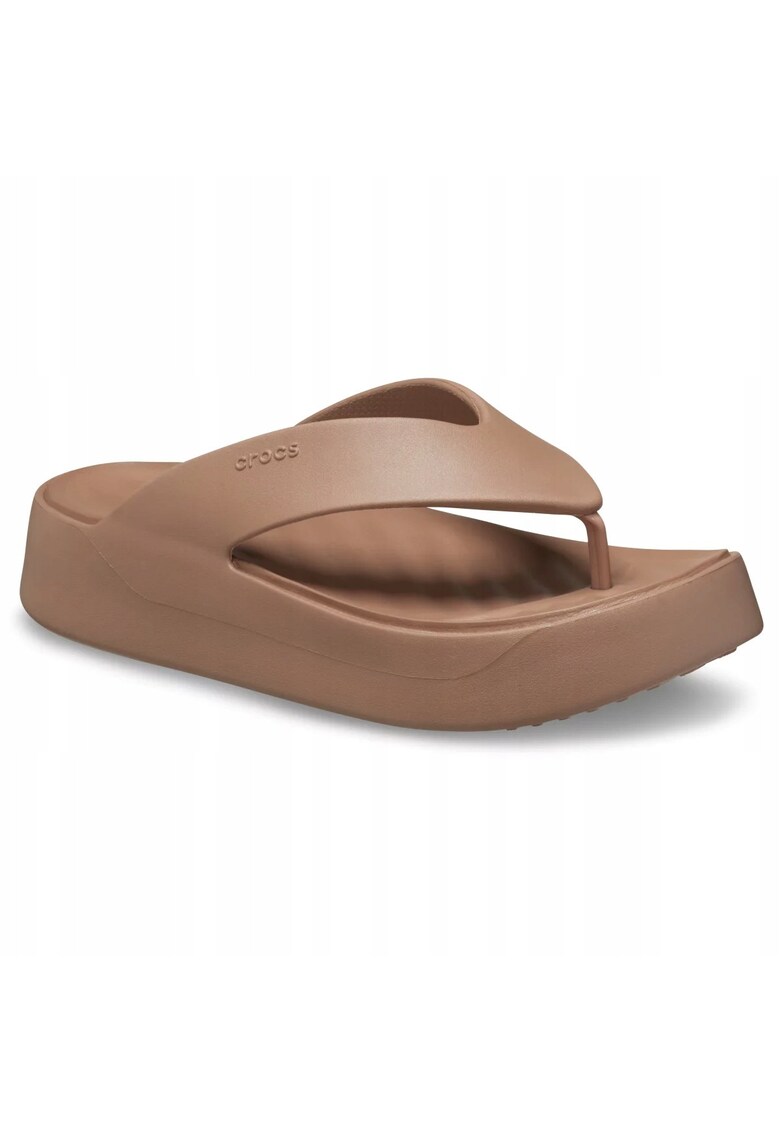 Papuci flip-flop Femei Croslite - Getaway Platform 209410 Flip - Bej -