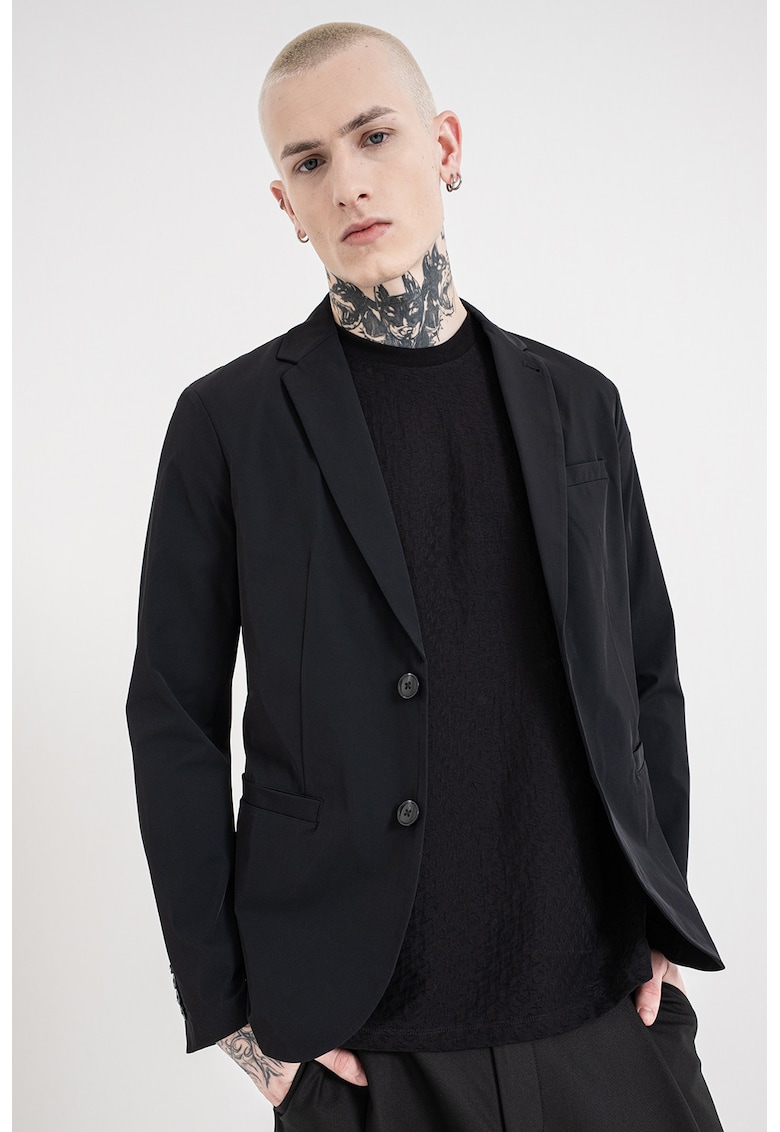 Sacou cu buzunare cu refilet