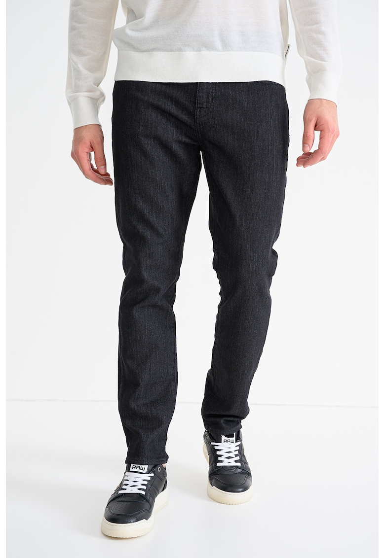 Blugi slim-fit cu talie joasa - Gri antracit