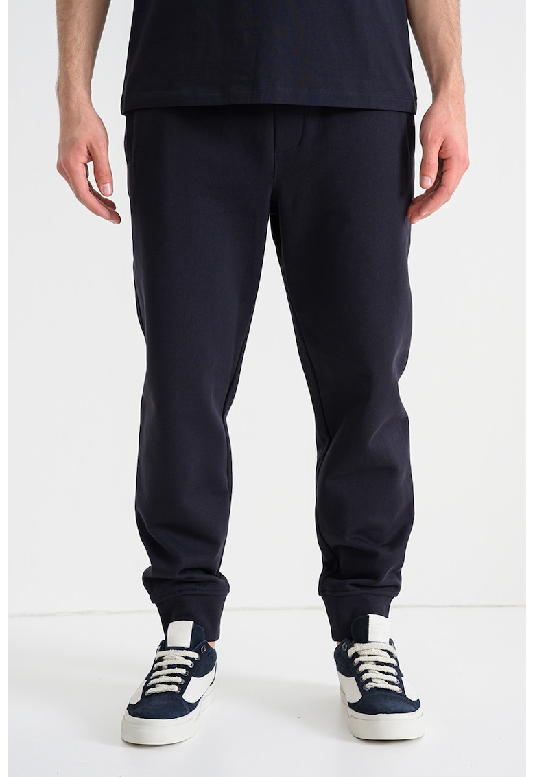 Pantaloni de trening din bumbac cu snur