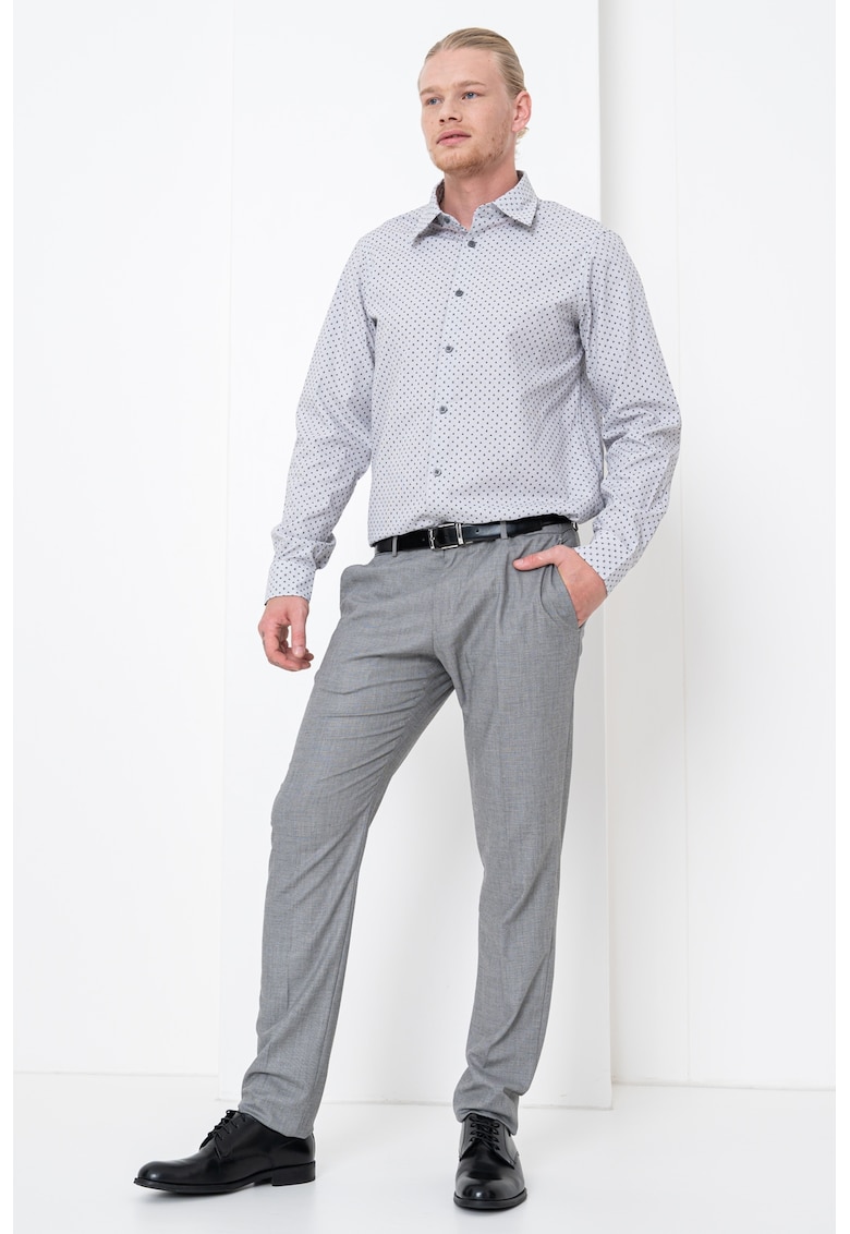 Camasa cu model si guler clasic