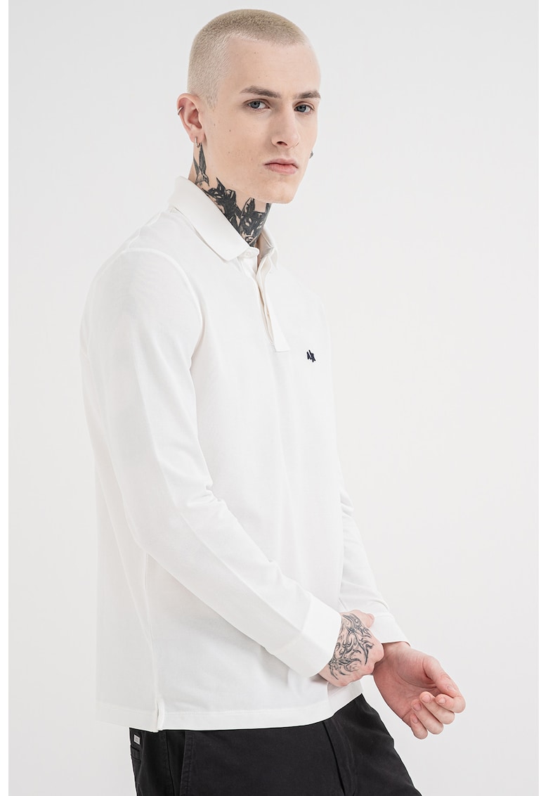 Bluza polo cu logo brodat