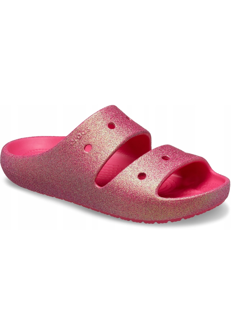 Saboti Femei Spuma Croslite - Classic Iridescent Glitter Sandal - Roz