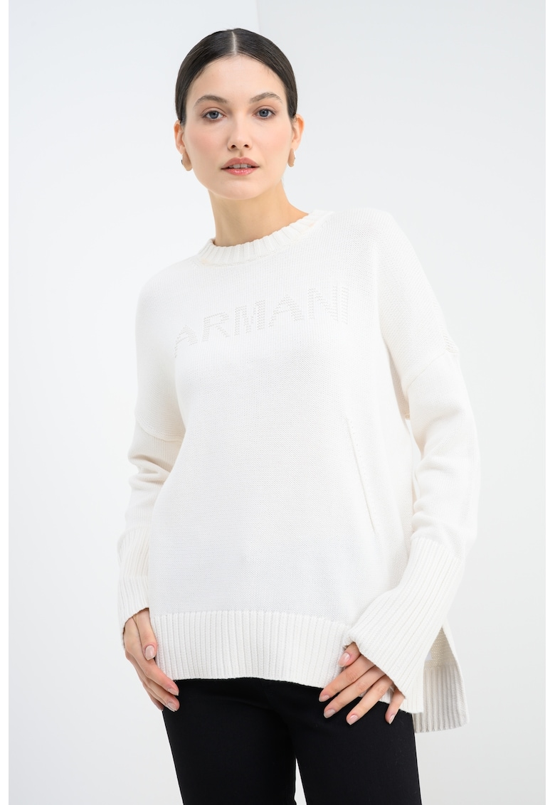 Pulover cu fente pentru degete