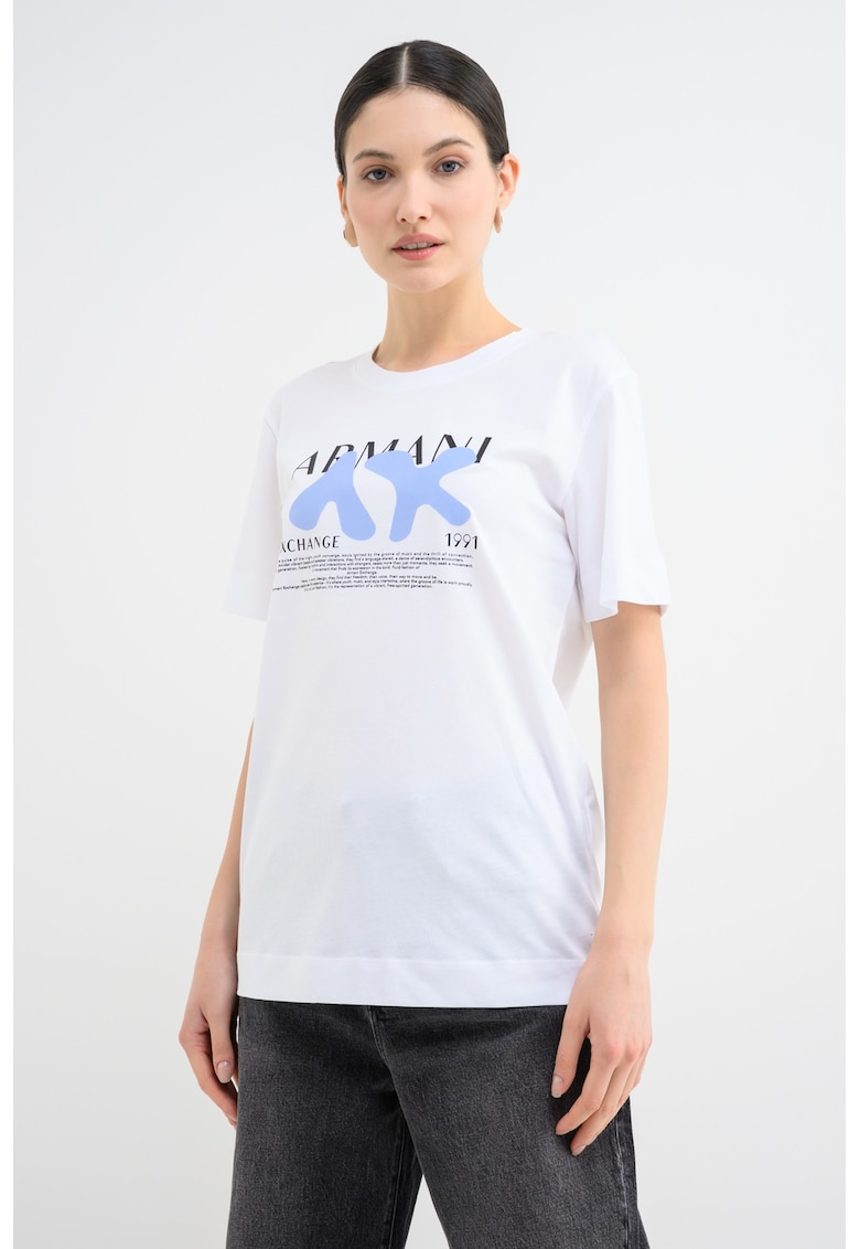 Tricou regular fit cu imprimeu logo