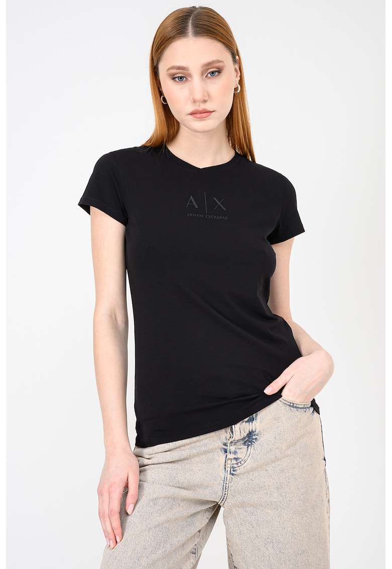 Tricou slim fit - Negru
