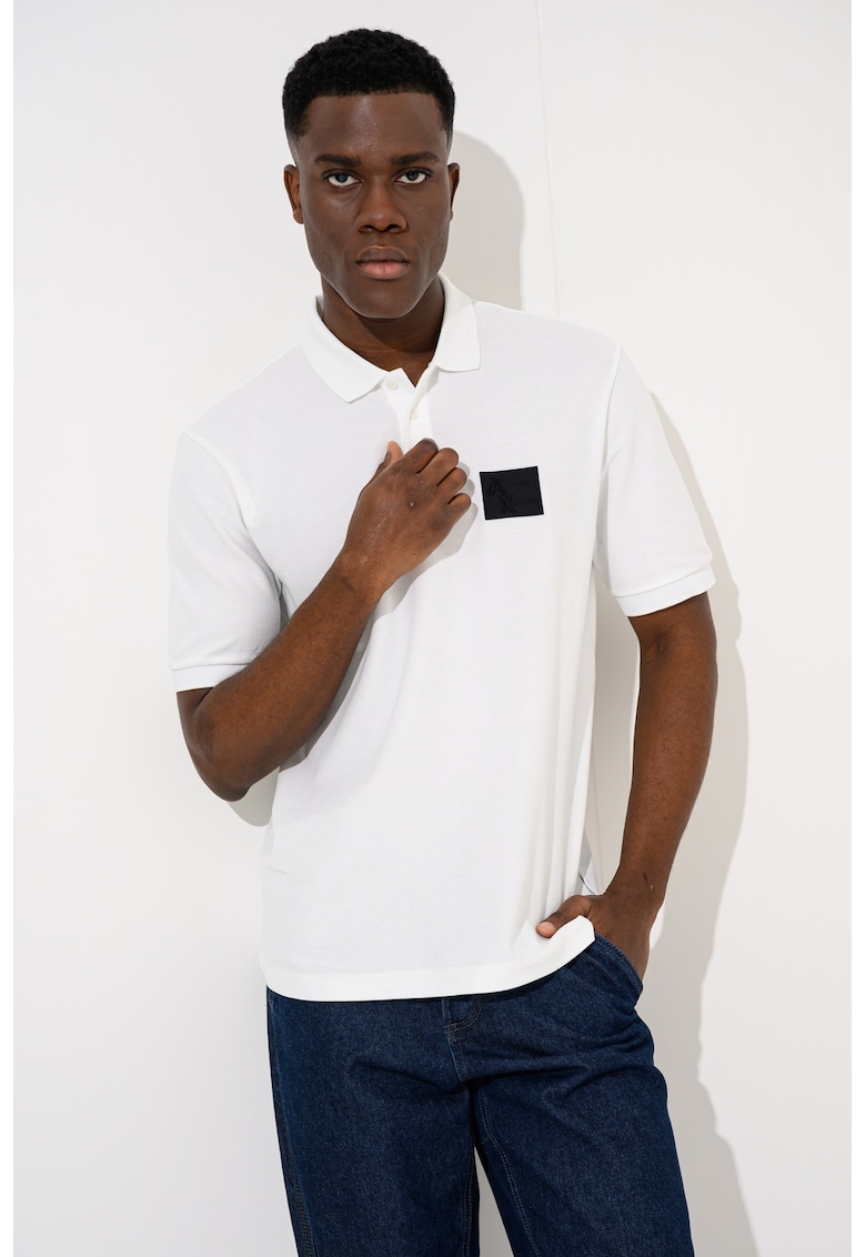 Tricou polo cu aplicatie logo