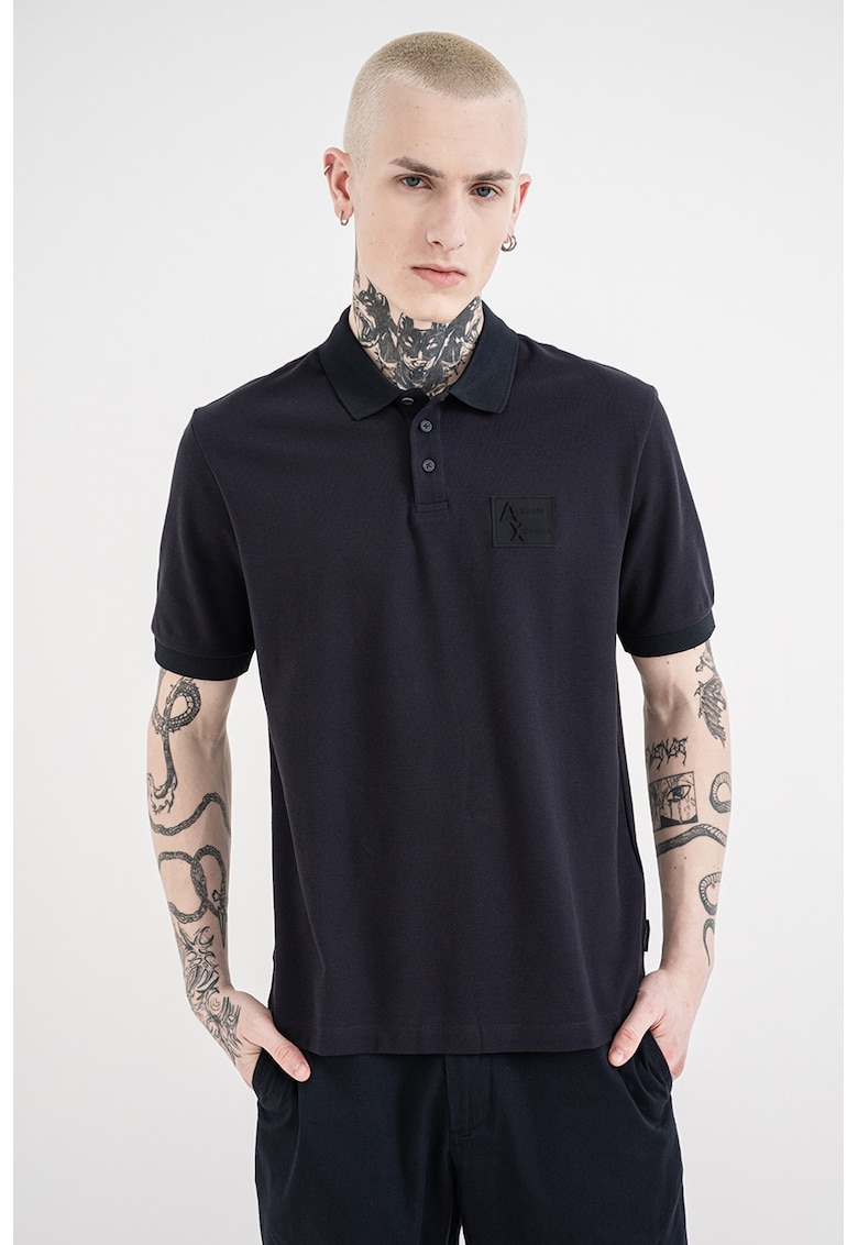 Tricou polo cu aplicatie logo