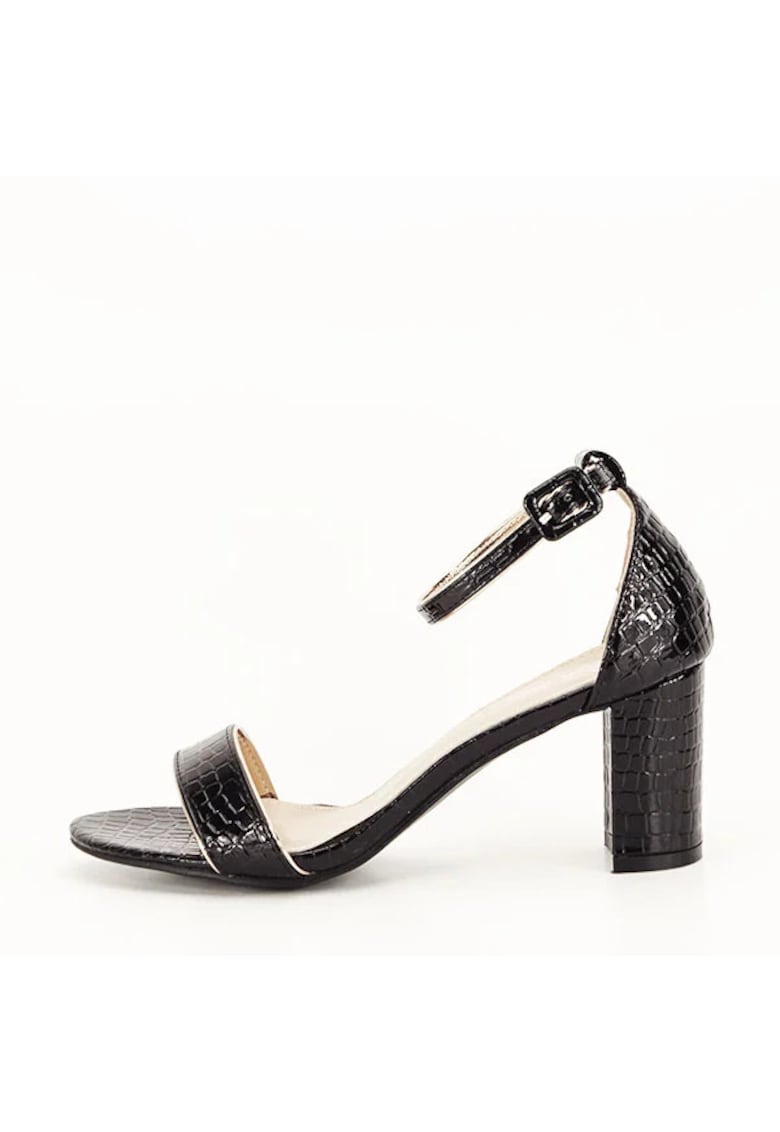 Sandale negre lacuite Sofia 130 Negru